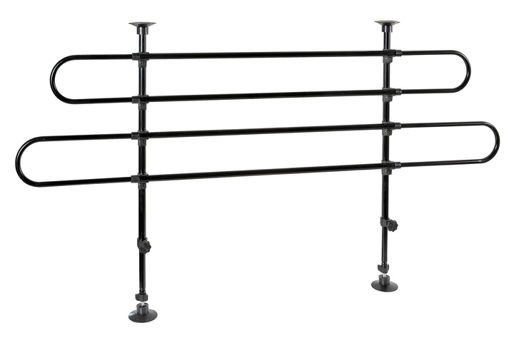 Lampa 40929 Hundeschutzgitter - Trenngitter - Hundegitter für den Kofferraum Höhe 63-110 cm schwarz