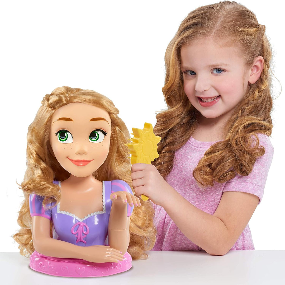 Famosa DND03 Disney Prinzessin Rapunzel, Deluxe-Büste, Mehrfarbig (DND03000)