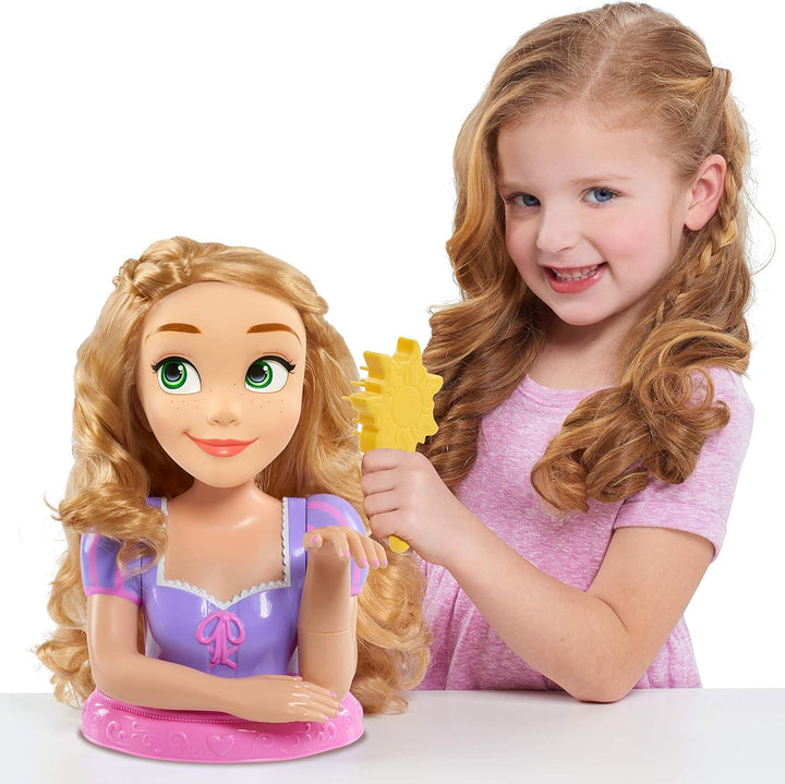 Famosa DND03 Disney Prinzessin Rapunzel, Deluxe-Büste, Mehrfarbig (DND03000)
