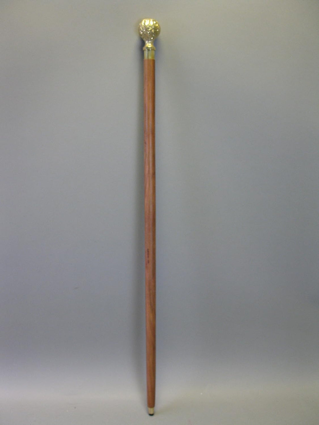 Gehstock Spazierstock Wanderstock Edelholz Messing Knauf Kapitänsstock 95cm M42 Walking Stick