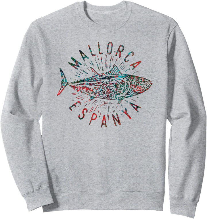 JCombs: Mallorca, Balearen, Spanien, Blauflossenthunfisch Sweatshirt