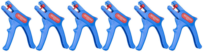 WEICON TOOLS Abisolierzange No. 5 6er Set | Automatische Abisolierzange für alle gängigen flexiblen