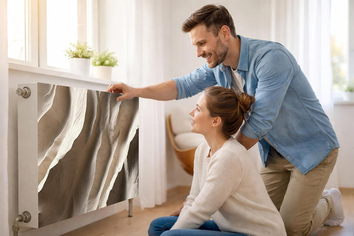Premium Magnet Heizkörperverkleidung – Stylische Heizungsabdeckung ohne Bohren, individuell zuschnei