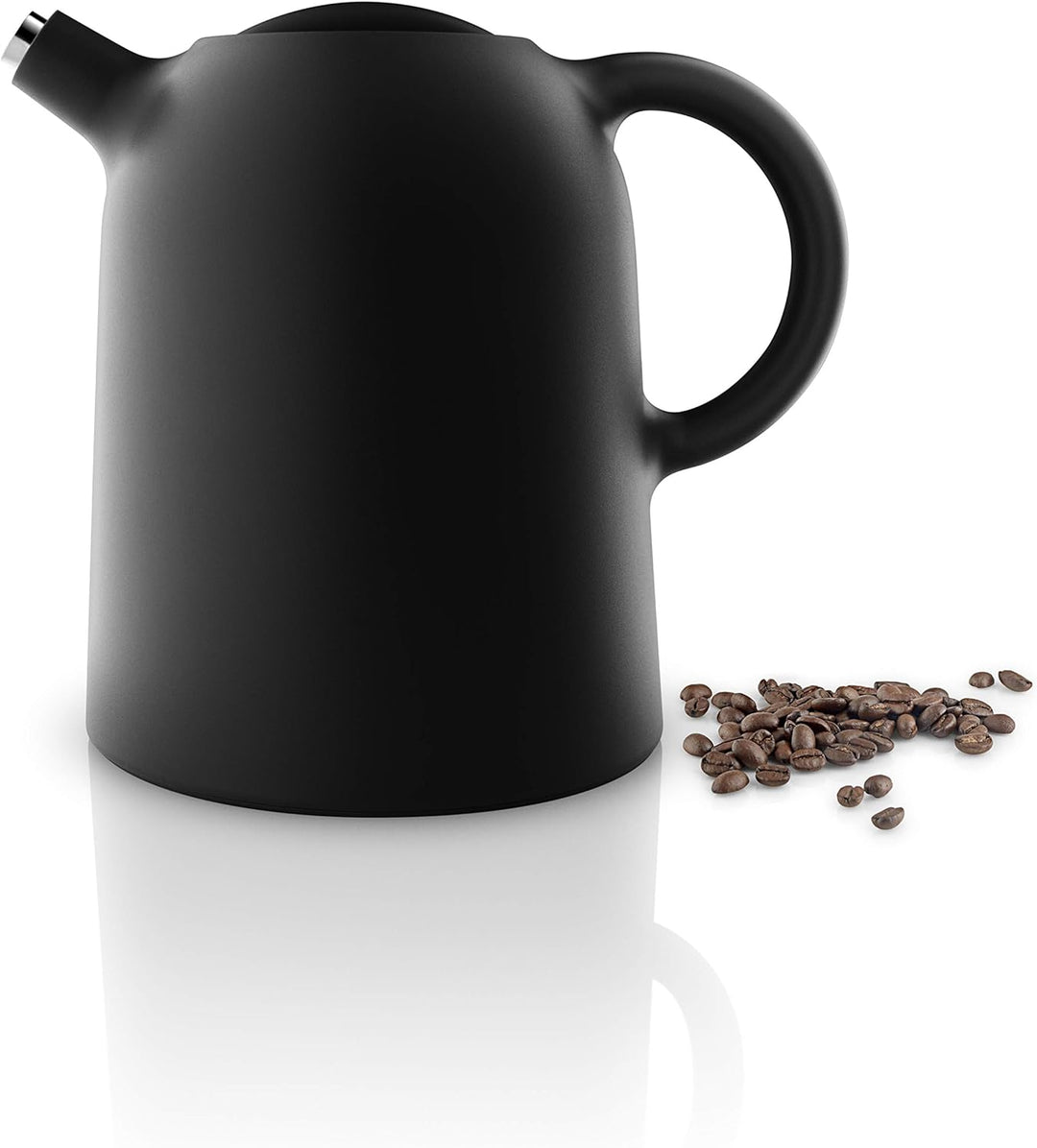 EVA SOLO | Thimble Isolierkanne 1.0l Black | 100% tropffrei | Black H x Ø 20x16cm/1,0l Schwarz, H x