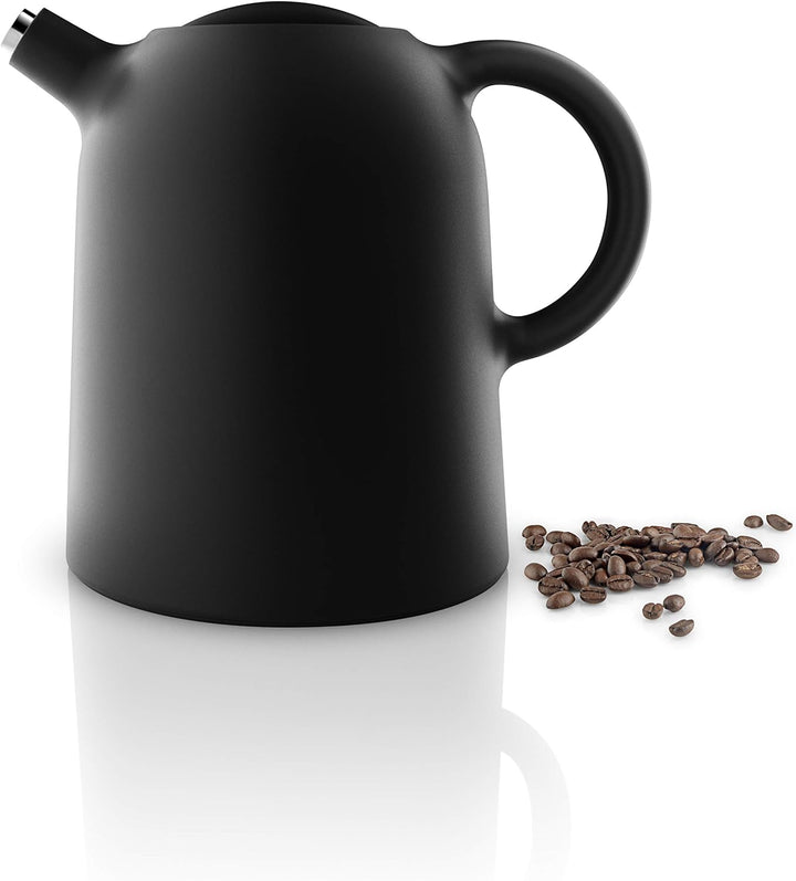 EVA SOLO | Thimble Isolierkanne 1.0l Black | 100% tropffrei | Black H x Ø 20x16cm/1,0l Schwarz, H x