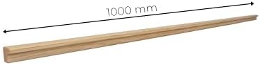 WYSKONT Griffe Möbel - BATO 1 Stück - Möbelknöpfe Holz Eiche - Holz Deko - Griffe für Küchenschränke