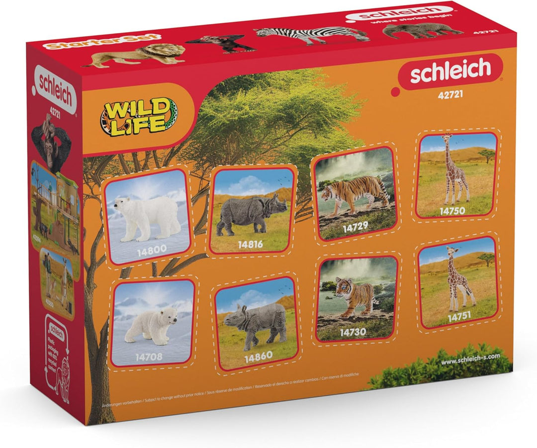 schleich 42736 Wild Life "Afrika" Starter-Set , ab 3 Jahren, WILD LIFE - Spielfigur, 8 x 25 x 19 cm