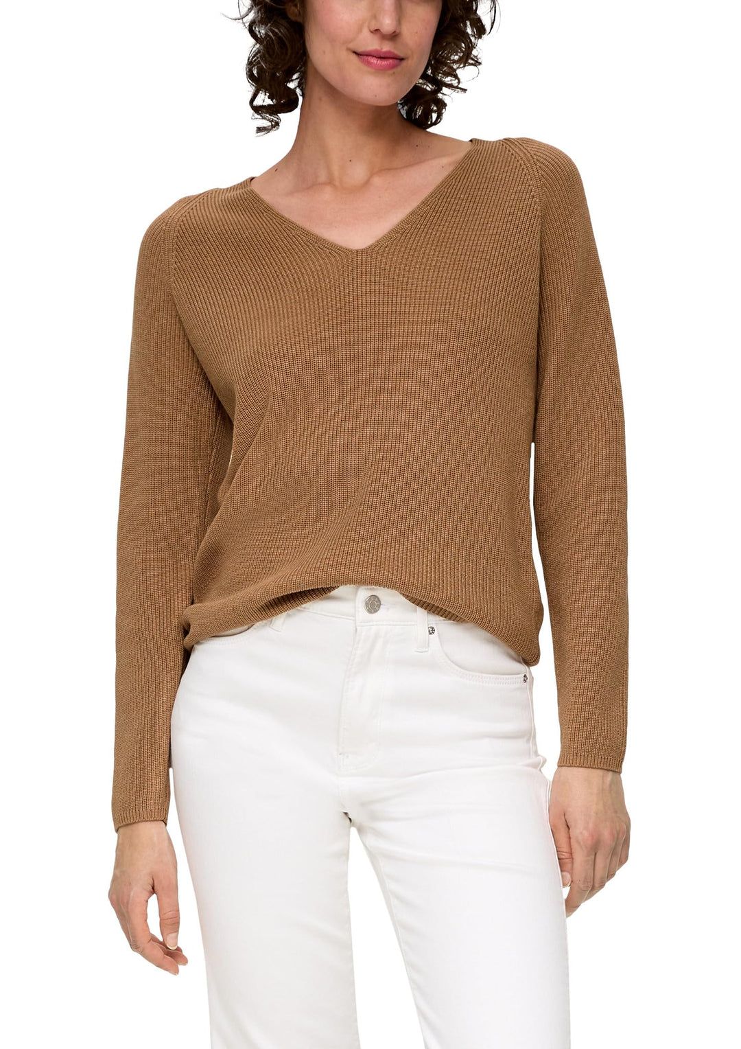 s.Oliver Strickpullover mit Raglanärmeln 40 84w5_zimt, 40 84w5_zimt