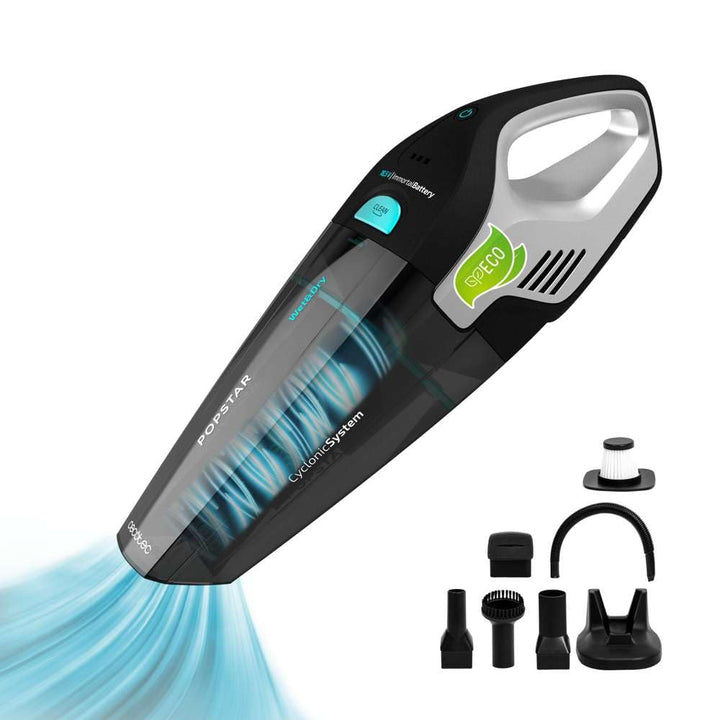 Cecotec Handstaubsauger Conga Popstar Micro- Hand,18.5V, beutellos, Wet&amp;Dry System, 500 ml Fassungsv