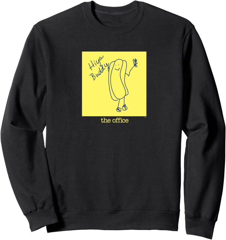 The Office Hallo Kumpel Hotdog Skizze mit Logo Sweatshirt