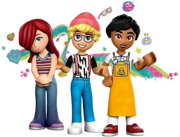 LEGO Friends Heartlake City Café, Kinderspielzeug, Spielzeug-Bäckerei, Geschenkidee für Mädchen und