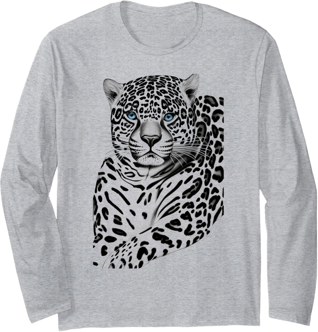 Schneeleopard Langarmshirt