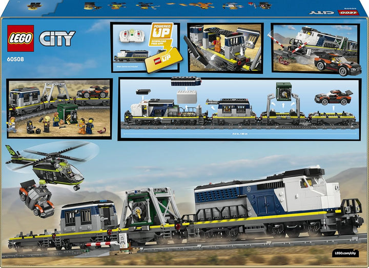 LEGO City City Überfall auf den Polizeizug - Ferngesteuerter Spielzeug Zug - Modellbau mit kreisförm