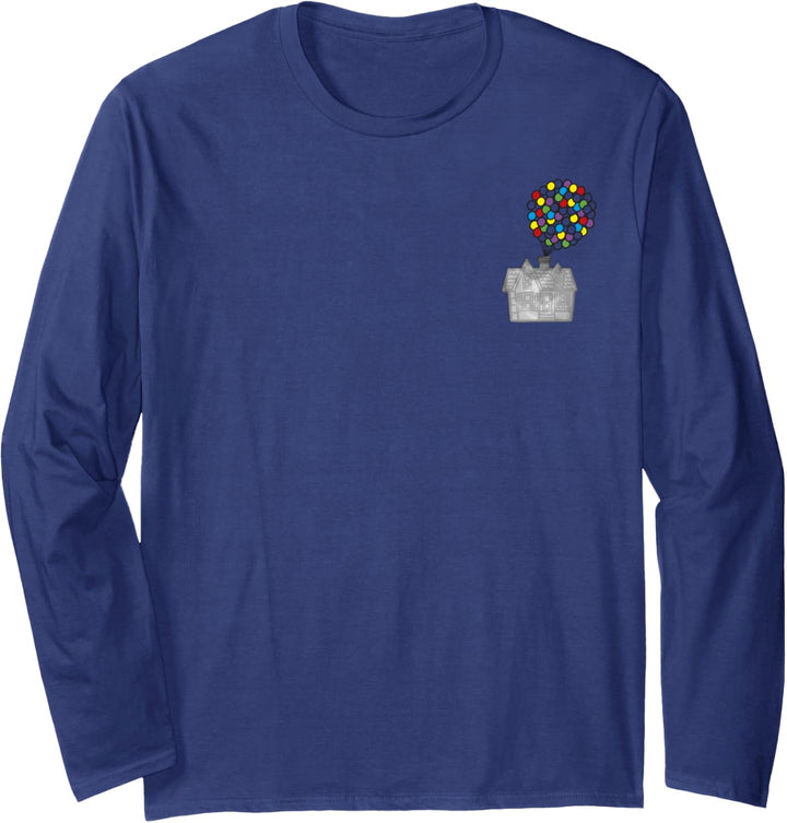 Disney Pixar Up House Balloons Pocket Langarmshirt