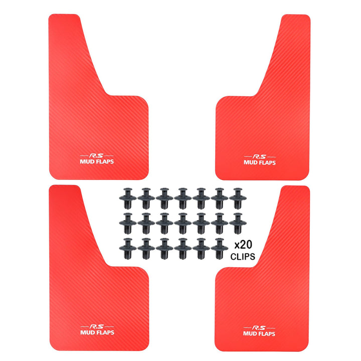 XUKEY Universal-Schmutzfänger 36x21cm für Auto, Pickup, SUV, Van, LKW, vorne und hinten, Spritzschut