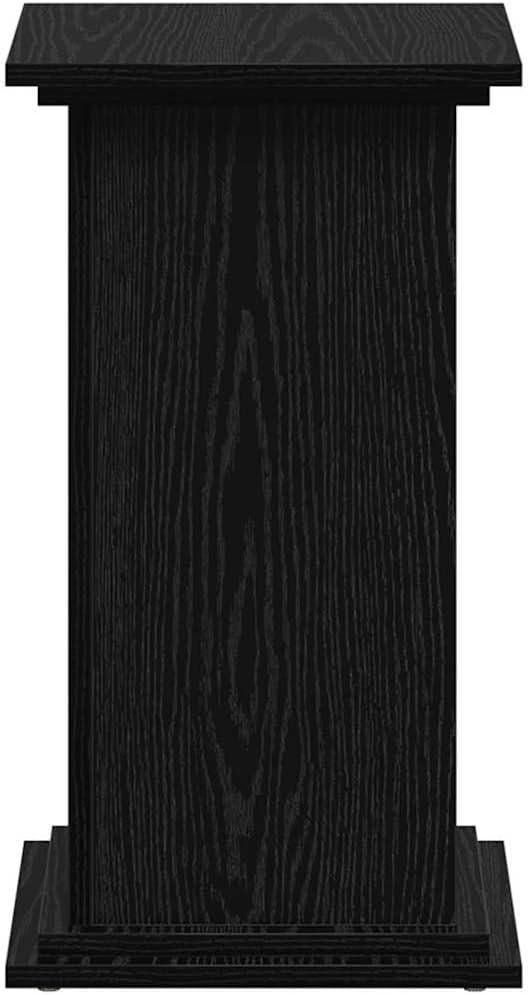 vidaXL Pflanzenständer Schwarz Eichen-Optik 33 x 33 x 60 cm, Garten und Terrasse, moderner Pflanzens