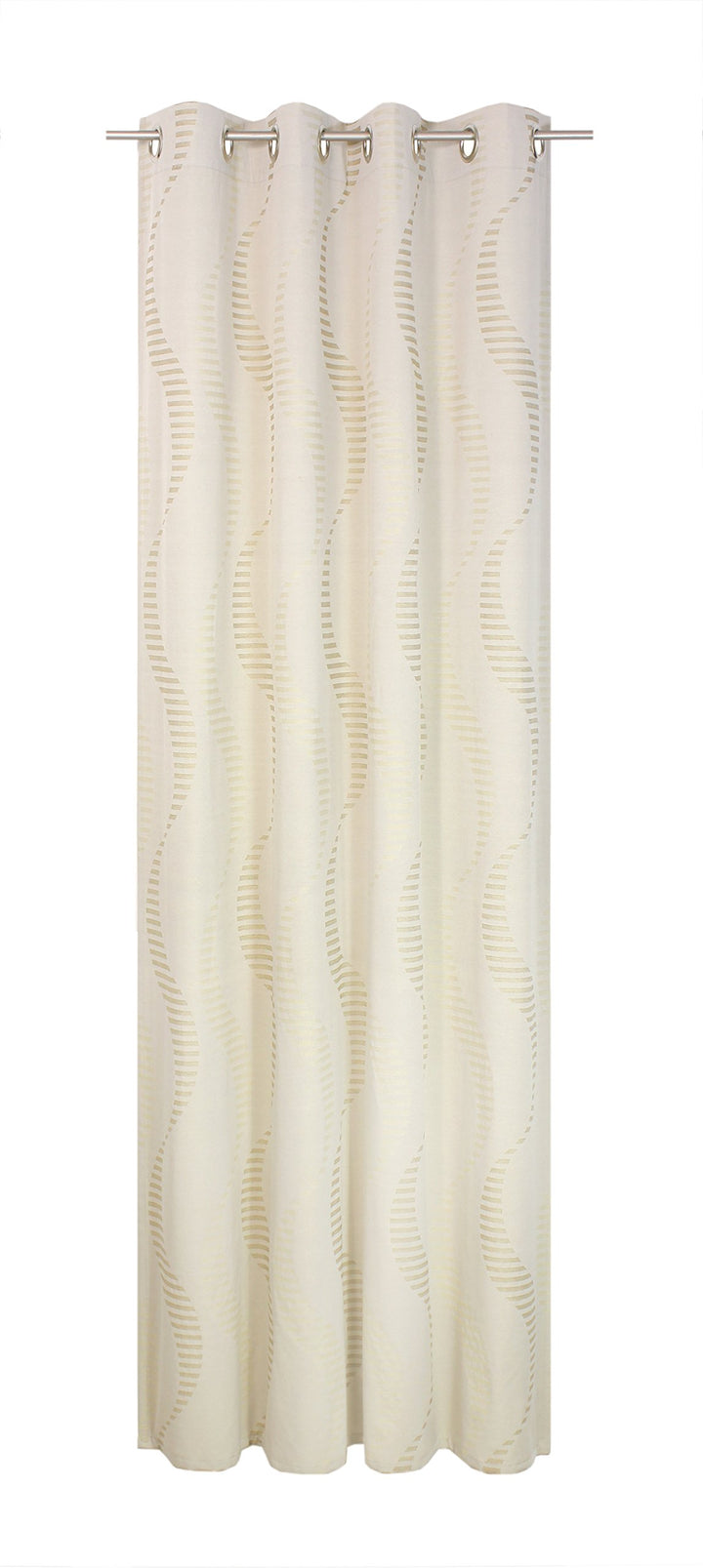 Wirth Fertigschal Lupara mit Ösen, Polyester, Beige, 180 x 132 cm Beige 180 x 132 cm, Beige 180 x 13
