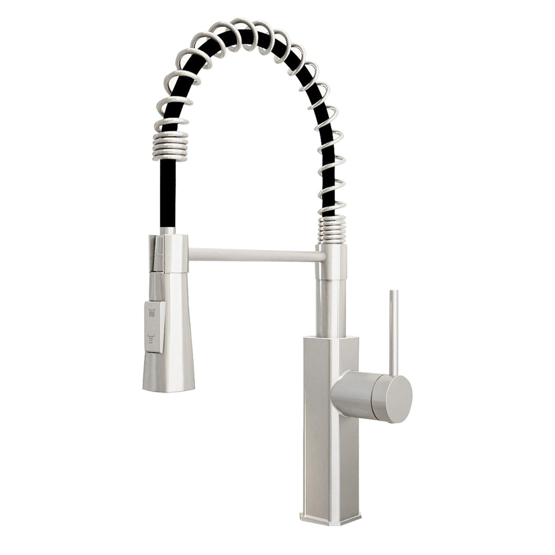 Wasserhahn Küche, SEMANEY Hochdruck Küchenarmatur Ausziehbar, Armatur Küche mit Brause 2 Strahlarten