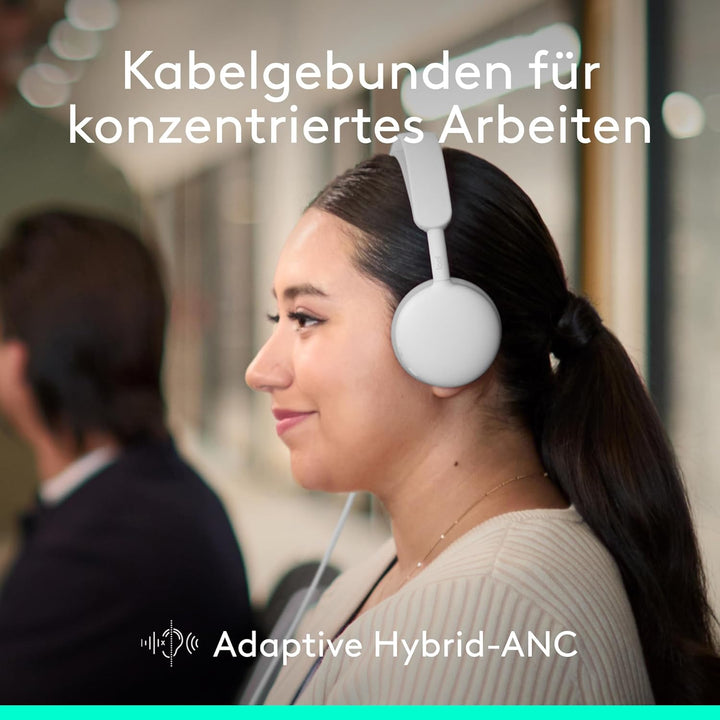 Logitech Zone Wireless 2 ES for Business – Kabelloses Headset mit Geräuschunterdrückung und Adaptive
