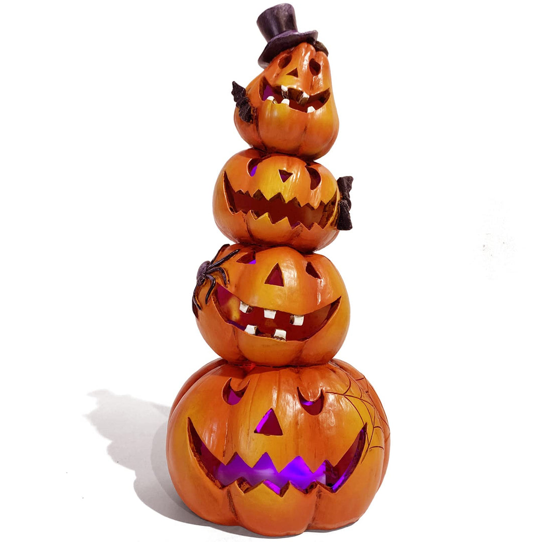 Hodao Halloween-Kürbis-Dekorationen für den Innenbereich, Halloween-Dekorationen für Tisch/Halloween