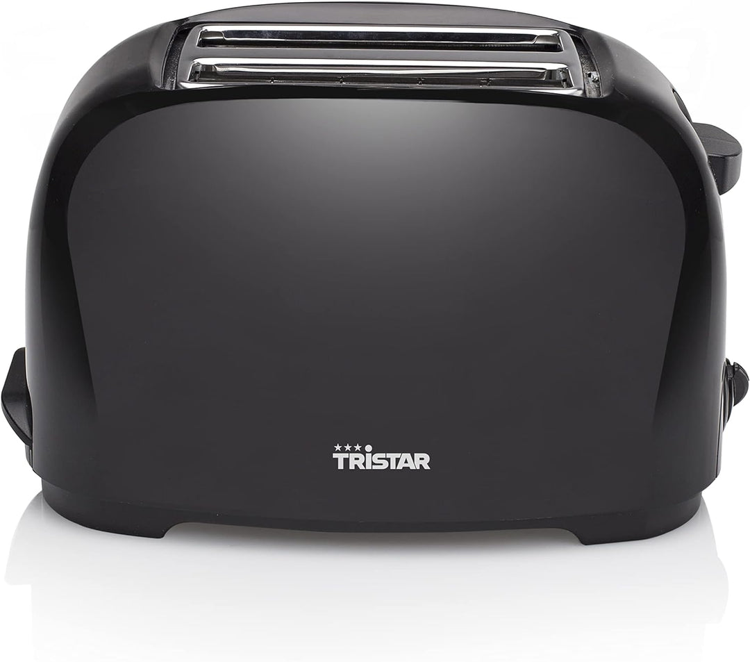 Tristar BR-1025 Toaster - 6 einstellbare Bräunungsstufen mit Brötchenaufsatz - herausnehmbares Krümm