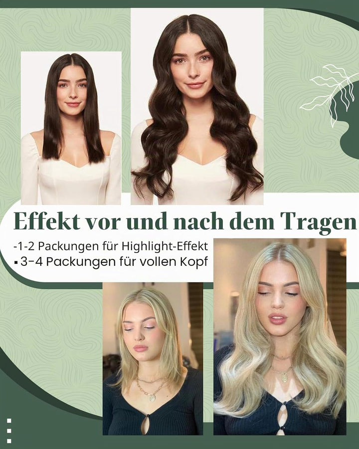 Ugeat Flat Tip Extensions Bonding Extension Echthaar Balayage Extensions Echthaar Keratin Bondings S