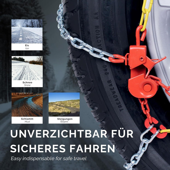 Bottari 18814: Schneeketten "Rapid T2", 9 mm, Grösse 40, ÖNORM T2 - 040, T2 - 040