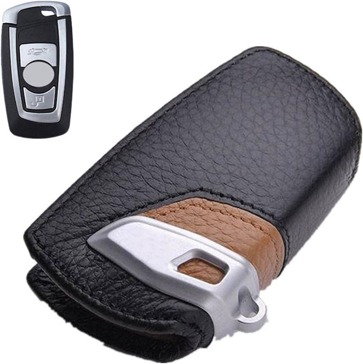 Auto echtes Leder Smart Key Cover Fall für BMW F10 F20 F30 NEU 1 2 3 4 5 6 7 Serie X3 X4 320I 116I 1