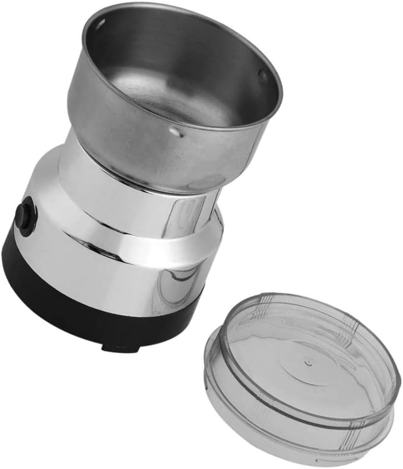 Dioche Kaffeemühle,Multifunktions-Lebensmittel Kaffeemühle Edelstahlbehälter für Kaffeebohnen für zu