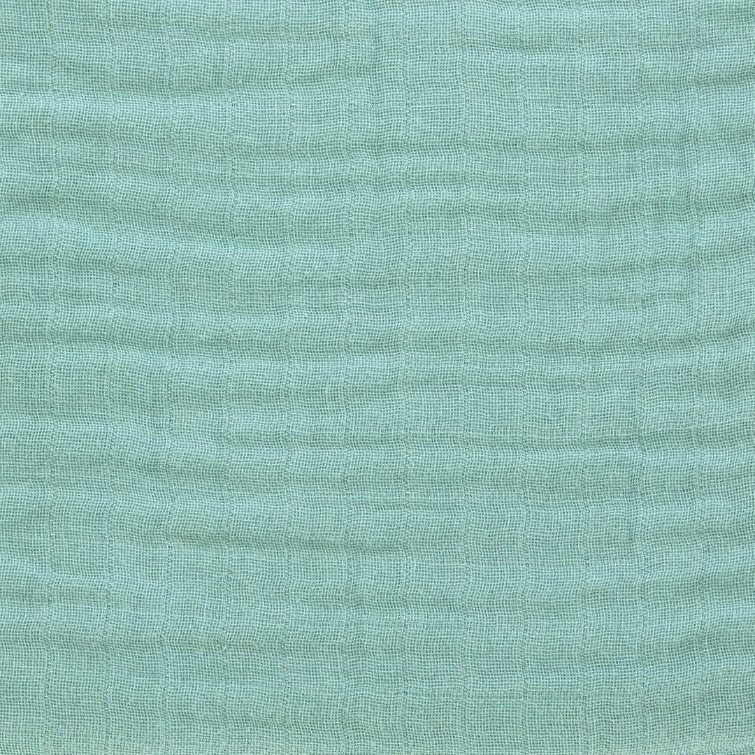 LÄSSIG Kinder Bademantel Baumwolle/Muslin Bathrobe 24-36 Monate (1er Pack) mint, 24-36 Monate (1er P