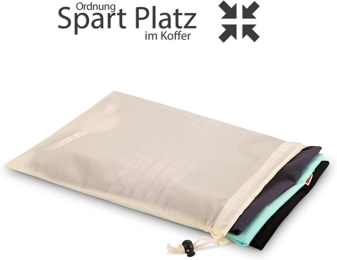 EAZY CASE Koffer Packbeutel Set 5-teilig, Reisebeutel in verschiedenen Grössen, Koffer Organizer auc
