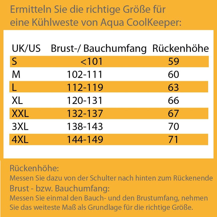 Kühlweste - Pacific Blue, Grösse S - 4XL XXL Pacific Blue, XXL Pacific Blue
