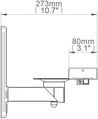 B-Tech - BT77 - Ultragrip ProTM Wandhalterung für Lautsprecher, neig- und schwenkbar, Weiss (Paar) S
