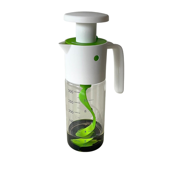 3 Pagen® Salatdressing Mixer Karaffe & Messbecher 2-in-1 – Dressing Shaker mit integriertem Quirl –