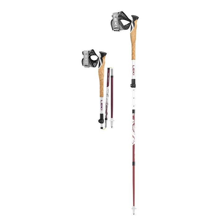 Leki Cross Trail FX Superlite Compa, White-ferra-Black