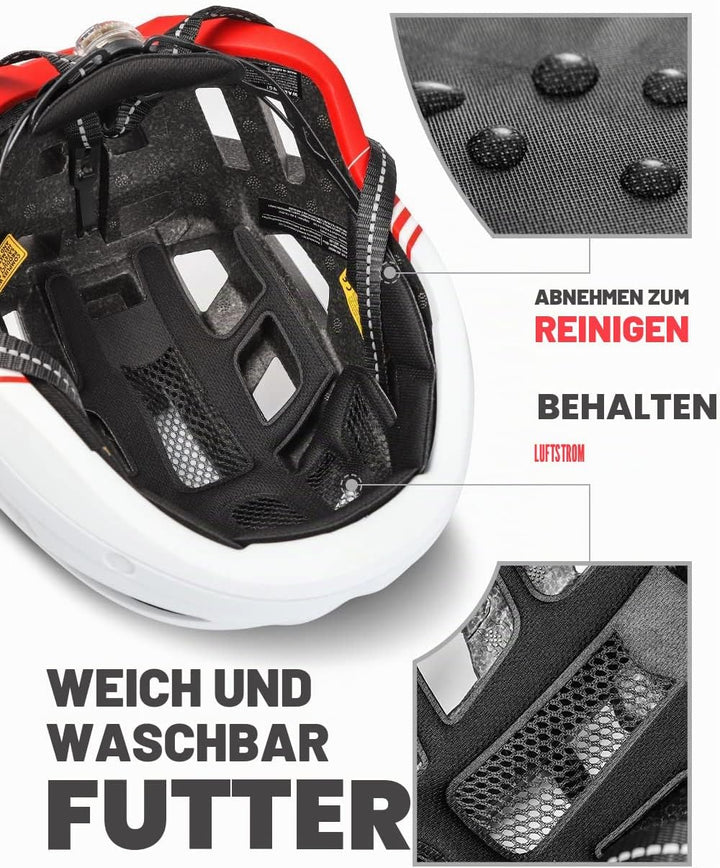VICTGOAL Fahrradhelm MTB Mountainbike Helm mit magnetischem Visier Abnehmbarer Sonnenschutzkappe und