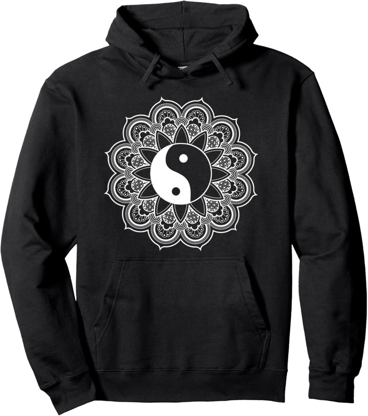 Yin Yang Mandala Qi Gong Yoga Pullover Hoodie