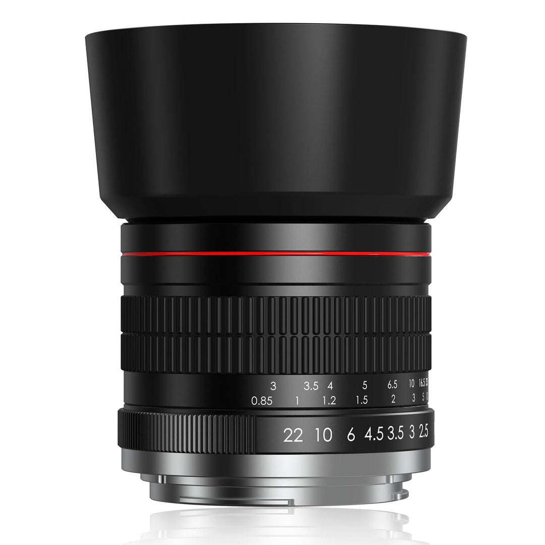 Kamera-EF-Objektiv für Canon – 85mm f1.8 Medium Teleobjektive Manuelles Porträtobjektiv für Canon EO