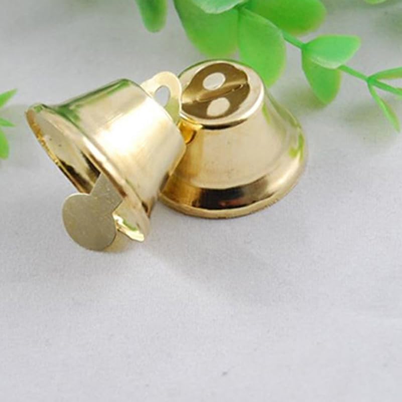 Operitacx 120 StüCk GlöCkchen Zum Basteln, 20mm Kleine GlöCkchen FüR Basteln, Weihnachtsglocken, Win