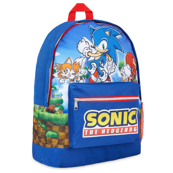 Get Trend Sonic The Hedgehog Rucksack Kinder, Schulrucksack Jungen Mädchen Backpack Unisex Kinderruc