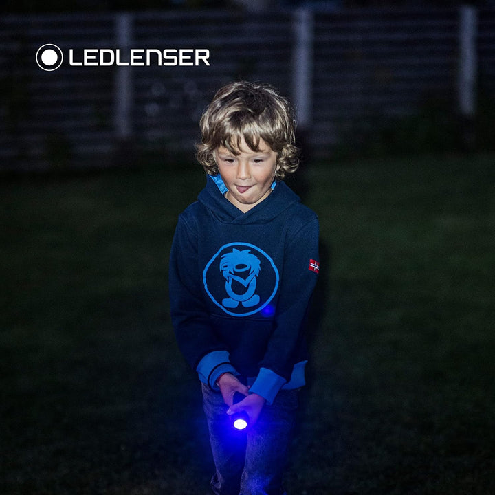 Ledlenser KIDBEAM4 Taschenlampe grün | energiesparende Batterie Led | 4 Farbmodi und Blinkfunktion |