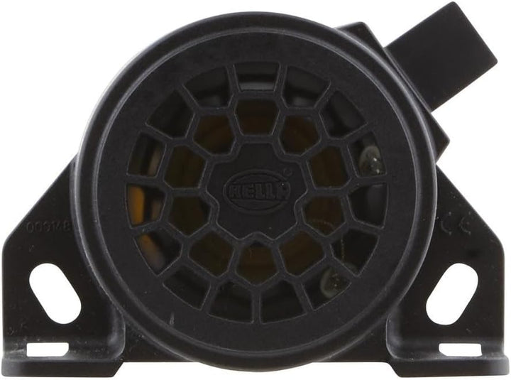 HELLA Rückfahrwarner BM20 - 107dB(A) - Starkton - Gehäusefarbe: schwarz - geschraubt - Stecker: AMP
