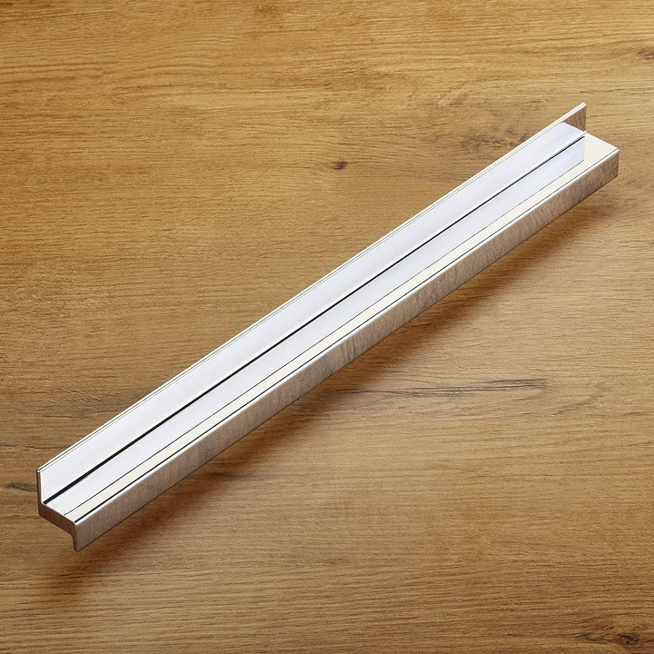 10 Stück Möbelgriffe SW110 BA 288 mm Chrom poliert Schrankgriffe Länge 330 mm Vitrinengriffe Breite