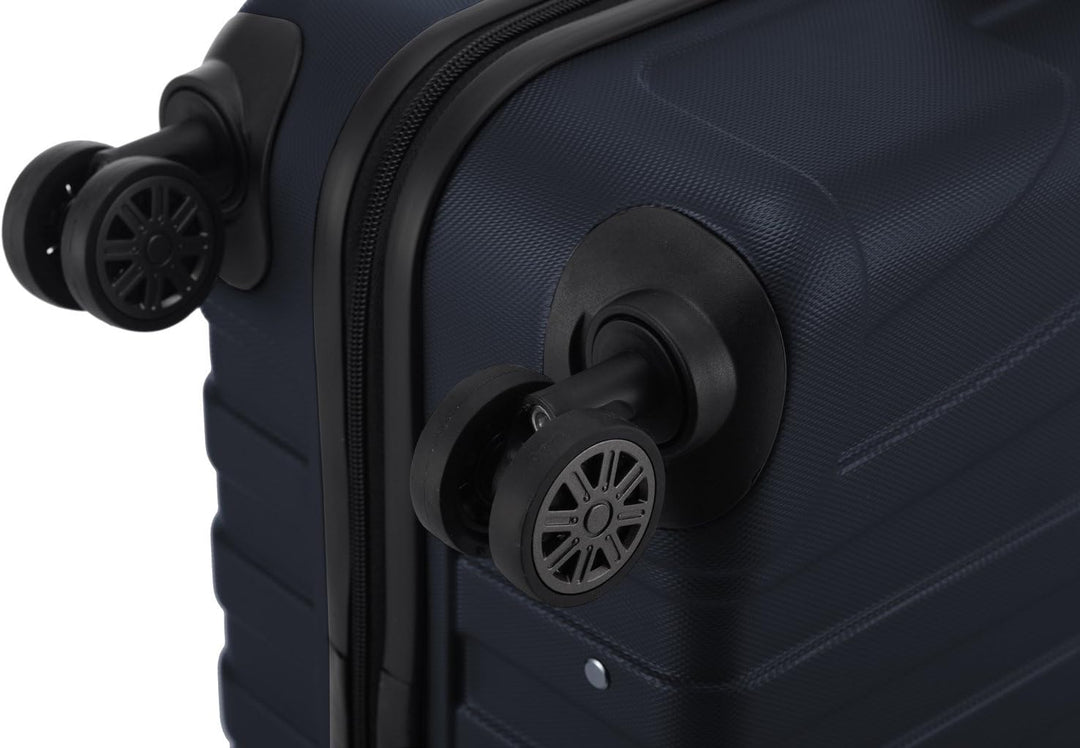 Suitline 3er Koffer-Set Trolley-Set Rollkoffer Hartschalen-Koffer Reisekoffer, TSA, (55 cm, 66 cm, 7