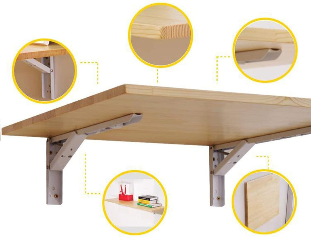 Wandklapptisch, klapptisch, Wand wandtisch klappbar,Kleiner, platzsparender, klappbarer Klappschreib