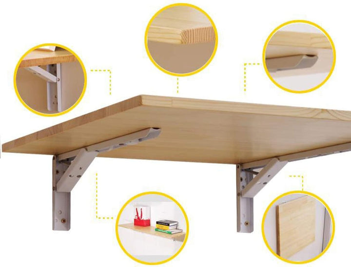 Wandklapptisch, klapptisch, Wand wandtisch klappbar,Kleiner, platzsparender, klappbarer Klappschreib