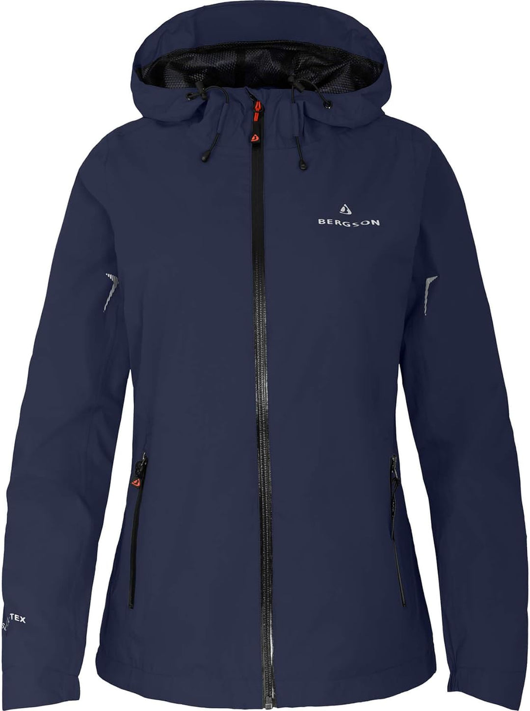 Bergson Damen Regenjacke HELLI - Wanderjacke - Fahrradjacke - Outdoorjacke - wasserdicht - winddicht