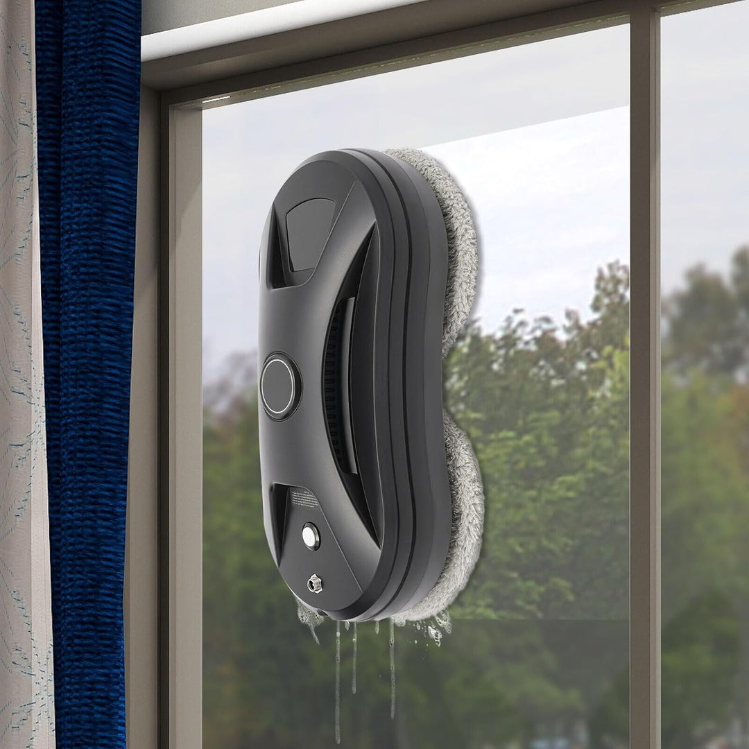 Smart Fensterputzroboter 2800 Pa Automatischem Wasserstrahl Ensterputzroboter Anpassung Saugleistung