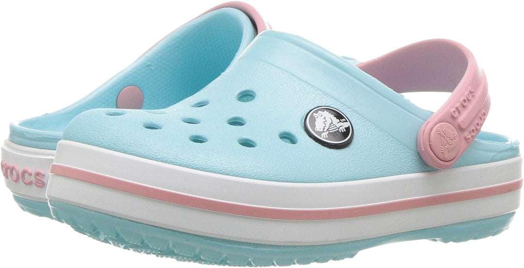 Crocs Unisex Kinder Crocband Clog KidsClogs 27/28 EU Ice Blue White, 27/28 EU Ice Blue White