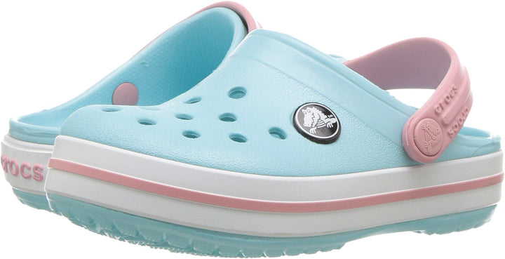 Crocs Unisex Kinder Crocband Clog KidsClogs 27/28 EU Ice Blue White, 27/28 EU Ice Blue White